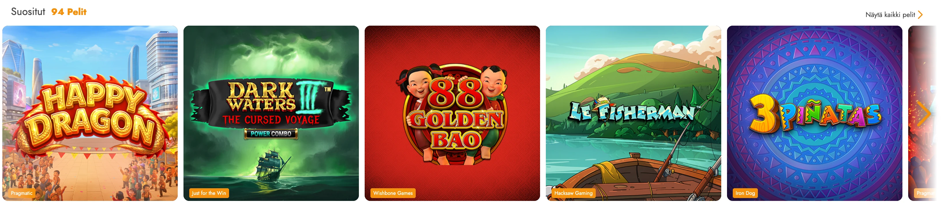 Casimba game selection