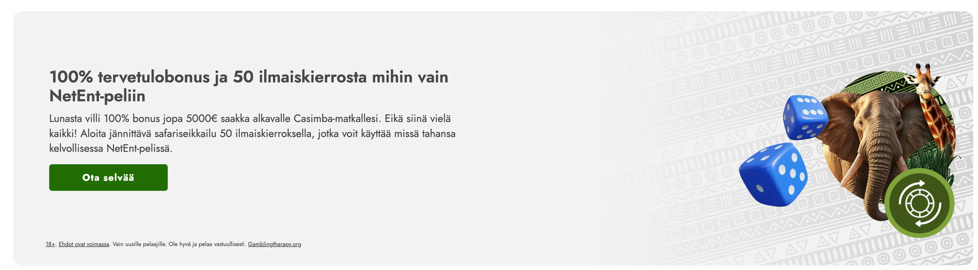 Casimba casino bonuses